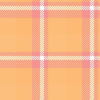 Plaid Muster nahtlos. Prüfer Muster Vorlage zum Design Ornament. nahtlos Stoff Textur. vektor