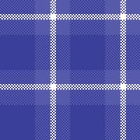 Plaid Muster nahtlos. Tartan Plaid nahtlos Muster. Vorlage zum Design Ornament. nahtlos Stoff Textur. vektor