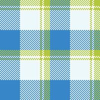 Plaid Muster nahtlos. Prüfer Muster Flanell Hemd Tartan Muster. modisch Fliesen zum Tapeten. vektor