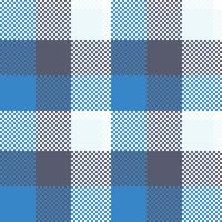 Plaid Muster nahtlos. Schachbrett Muster Flanell Hemd Tartan Muster. modisch Fliesen zum Tapeten. vektor