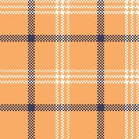 Plaid Muster nahtlos. klassisch Plaid Tartan traditionell schottisch gewebte Stoff. Holzfäller Hemd Flanell Textil. Muster Fliese Swatch inbegriffen. vektor