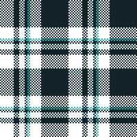 tartan mönster sömlös. pastell skott tartan mönster traditionell pastell skott vävd tyg. skogsarbetare skjorta flanell textil. mönster bricka swatch ingår. vektor