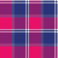 schottisch Tartan Muster. Plaid Muster nahtlos Vorlage zum Design Ornament. nahtlos Stoff Textur. vektor