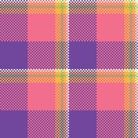 schottisch Tartan Muster. klassisch schottisch Tartan Design. traditionell schottisch gewebte Stoff. Holzfäller Hemd Flanell Textil. Muster Fliese Swatch inbegriffen. vektor