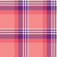 skott tartan sömlös mönster. checkerboard mönster traditionell skott vävd tyg. skogsarbetare skjorta flanell textil. mönster bricka swatch ingår. vektor