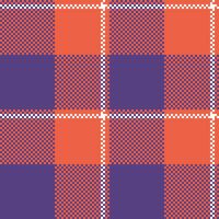 Tartan Plaid nahtlos Muster. Plaid Muster nahtlos. zum Schal, Kleid, Rock, andere modern Frühling Herbst Winter Mode Textil- Design. vektor