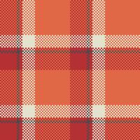 Tartan Muster nahtlos. Tartan Plaid nahtlos Muster. Flanell Hemd Tartan Muster. modisch Fliesen zum Tapeten. vektor