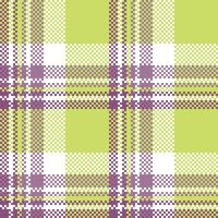 skott tartan pläd sömlös mönster, traditionell skott rutig bakgrund. för scarf, klänning, kjol, Övrig modern vår höst vinter- mode textil- design. vektor