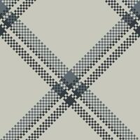 Tartan nahtlos Muster. Süss Pastell- Plaid Muster Vorlage zum Design Ornament. nahtlos Stoff Textur. vektor