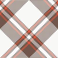 Tartan Muster nahtlos. Süss Süss kariert Muster Vorlage zum Design Ornament. nahtlos Stoff Textur. vektor