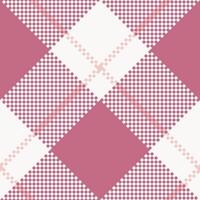 kariert Muster nahtlos. abstrakt prüfen Plaid Muster Vorlage zum Design Ornament. nahtlos Stoff Textur. vektor