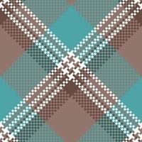 Plaid Muster nahtlos. Schachbrett Muster zum Schal, Kleid, Rock, andere modern Frühling Herbst Winter Mode Textil- Design. vektor