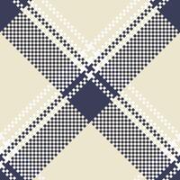 Plaid Muster nahtlos. Gingham Muster traditionell schottisch gewebte Stoff. Holzfäller Hemd Flanell Textil. Muster Fliese Swatch inbegriffen. vektor