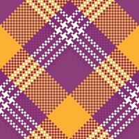schottisch Tartan Muster. Schachbrett Muster zum Schal, Kleid, Rock, andere modern Frühling Herbst Winter Mode Textil- Design. vektor