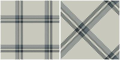 Tartan nahtlos Muster. Süss Pastell- Plaid Muster Vorlage zum Design Ornament. nahtlos Stoff Textur. vektor