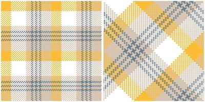 Tartan nahtlos Muster. schottisch Plaid, Vorlage zum Design Ornament. nahtlos Stoff Textur. vektor