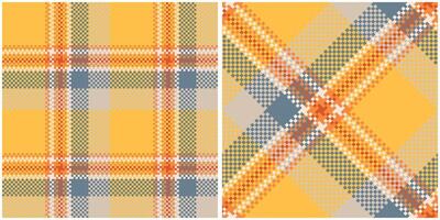 Tartan nahtlos Muster. Tartan Plaid nahtlos Muster. zum Schal, Kleid, Rock, andere modern Frühling Herbst Winter Mode Textil- Design. vektor