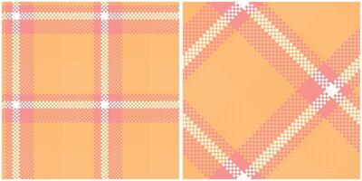 Plaid Muster nahtlos. Prüfer Muster Vorlage zum Design Ornament. nahtlos Stoff Textur. vektor