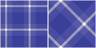 Plaid Muster nahtlos. Tartan Plaid nahtlos Muster. Vorlage zum Design Ornament. nahtlos Stoff Textur. vektor