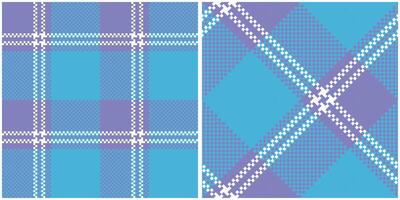 Plaid Muster nahtlos. schottisch Plaid, Vorlage zum Design Ornament. nahtlos Stoff Textur. vektor