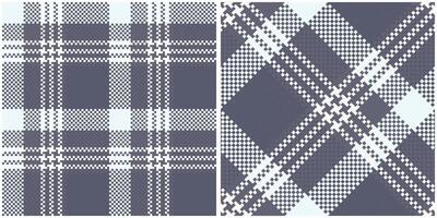 Plaid Muster nahtlos. traditionell schottisch kariert Hintergrund. Vorlage zum Design Ornament. nahtlos Stoff Textur. vektor