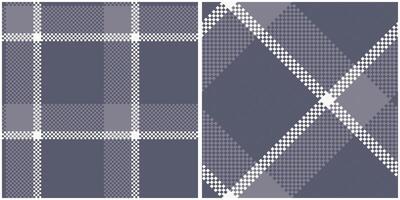 Plaid Muster nahtlos. abstrakt prüfen Plaid Muster traditionell schottisch gewebte Stoff. Holzfäller Hemd Flanell Textil. Muster Fliese Swatch inbegriffen. vektor