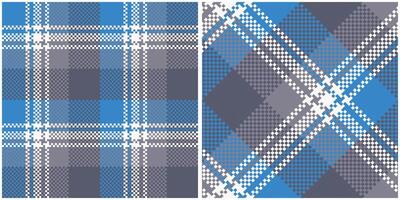 Plaid Muster nahtlos. traditionell schottisch kariert Hintergrund. Flanell Hemd Tartan Muster. modisch Fliesen zum Tapeten. vektor