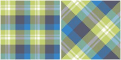 Plaid Muster nahtlos. abstrakt prüfen Plaid Muster Flanell Hemd Tartan Muster. modisch Fliesen zum Tapeten. vektor