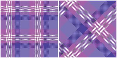 Plaid Muster nahtlos. Tartan Plaid nahtlos Muster. Vorlage zum Design Ornament. nahtlos Stoff Textur. vektor