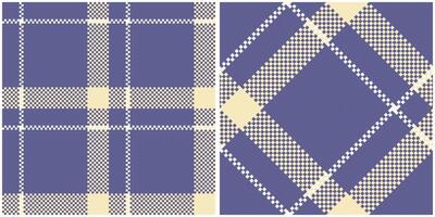 schottisch Tartan Muster. Plaid Muster nahtlos nahtlos Tartan Illustration einstellen zum Schal, Decke, andere modern Frühling Sommer- Herbst Winter Urlaub Stoff drucken. vektor