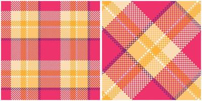 schottisch Tartan Muster. Gingham Muster Vorlage zum Design Ornament. nahtlos Stoff Textur. vektor