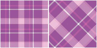 Tartan Plaid nahtlos Muster. schottisch Plaid, Vorlage zum Design Ornament. nahtlos Stoff Textur. vektor