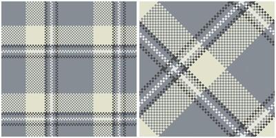 Tartan Muster nahtlos. Tartan Plaid nahtlos Muster. nahtlos Tartan Illustration einstellen zum Schal, Decke, andere modern Frühling Sommer- Herbst Winter Urlaub Stoff drucken. vektor