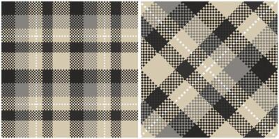 klassisch schottisch Tartan Design. Plaid Muster nahtlos. traditionell schottisch gewebte Stoff. Holzfäller Hemd Flanell Textil. Muster Fliese Swatch inbegriffen. vektor