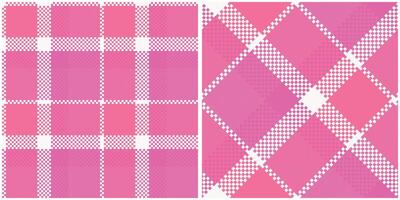 Tartan Plaid nahtlos Muster. Schachbrett Muster. Vorlage zum Design Ornament. nahtlos Stoff Textur. Illustration vektor