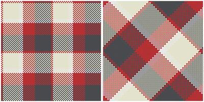 Tartan Muster nahtlos. abstrakt prüfen Plaid Muster Vorlage zum Design Ornament. nahtlos Stoff Textur. vektor