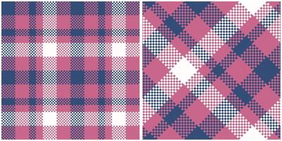 schottisch Tartan Plaid nahtlos Muster, abstrakt prüfen Plaid Muster. traditionell schottisch gewebte Stoff. Holzfäller Hemd Flanell Textil. Muster Fliese Swatch inbegriffen. vektor