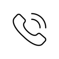 Telefon Symbol. Anruf Symbol vektor
