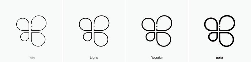 Infografiken Symbol. dünn, Licht, regulär und Fett gedruckt Stil Design isoliert auf Weiß Hintergrund vektor