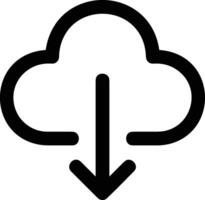 Wolke Symbol Symbol Bild. Illustration von das Hosting Lager vektor