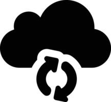 Wolke Symbol Symbol Bild. Illustration von das Hosting Lager vektor