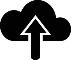 Wolke Symbol Symbol Bild. Illustration von das Hosting Lager vektor