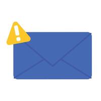 Neu Mail Brief Symbol eben Illustration von Neu Mail Brief vektor
