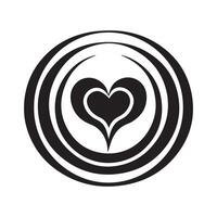 hjärta logotyp design stock bild. illustration av hjärta logotyper vektor