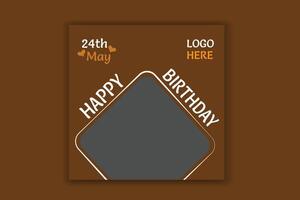 Geburtstag Banner, Geburtstag wünscht sich Design vektor