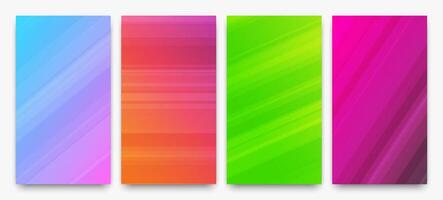 modern bunt Gradient Hintergrund mit Linien vektor