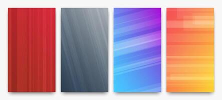 modern bunt Gradient Hintergrund mit Linien vektor