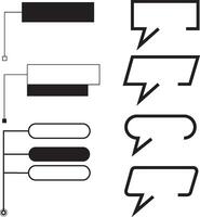 einstellen von Blase Diagramme, die Info Grafik Diagramme vektor