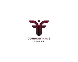 Initiale Brief f Logo Design Illustration vektor