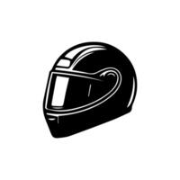 Motorrad Helm Symbol Satz. Rennen Mannschaft Helm Illustration vektor